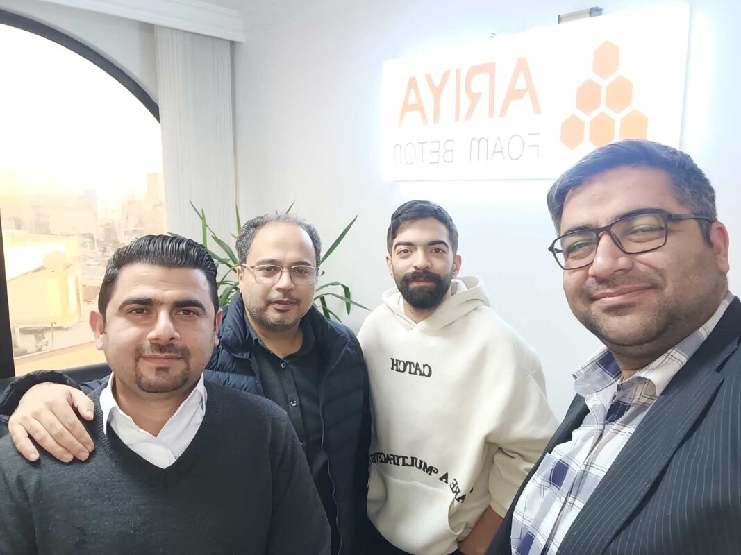 جلسات کوچینگ کسب و کار فقیری در مجموعه آریان فوم بتن