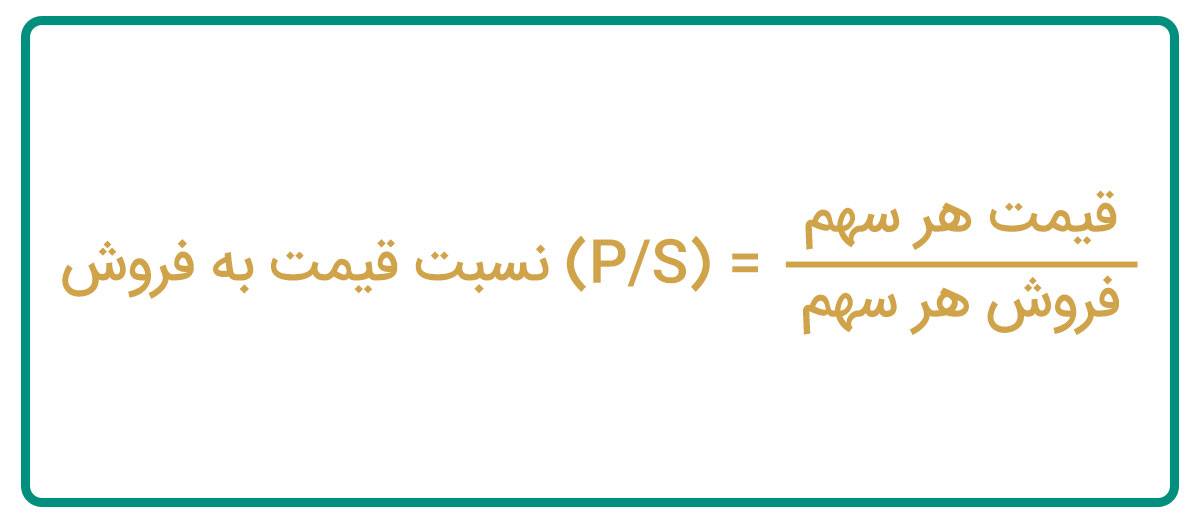 فرمول محاسبه نسبت p/s