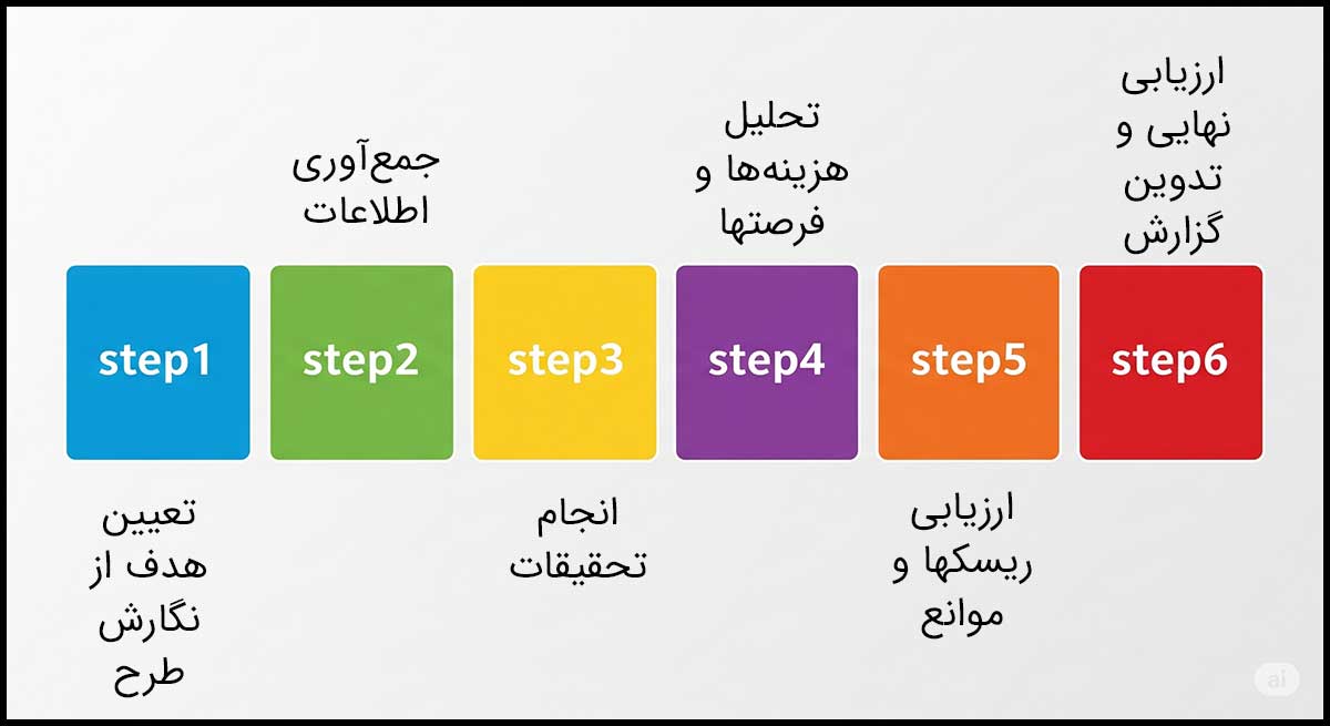 مراحل نوشتنِ طرح توجیهی